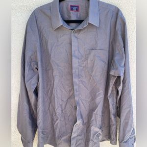 UNTUCKit Men’s XXL dark grey long sleeve button down